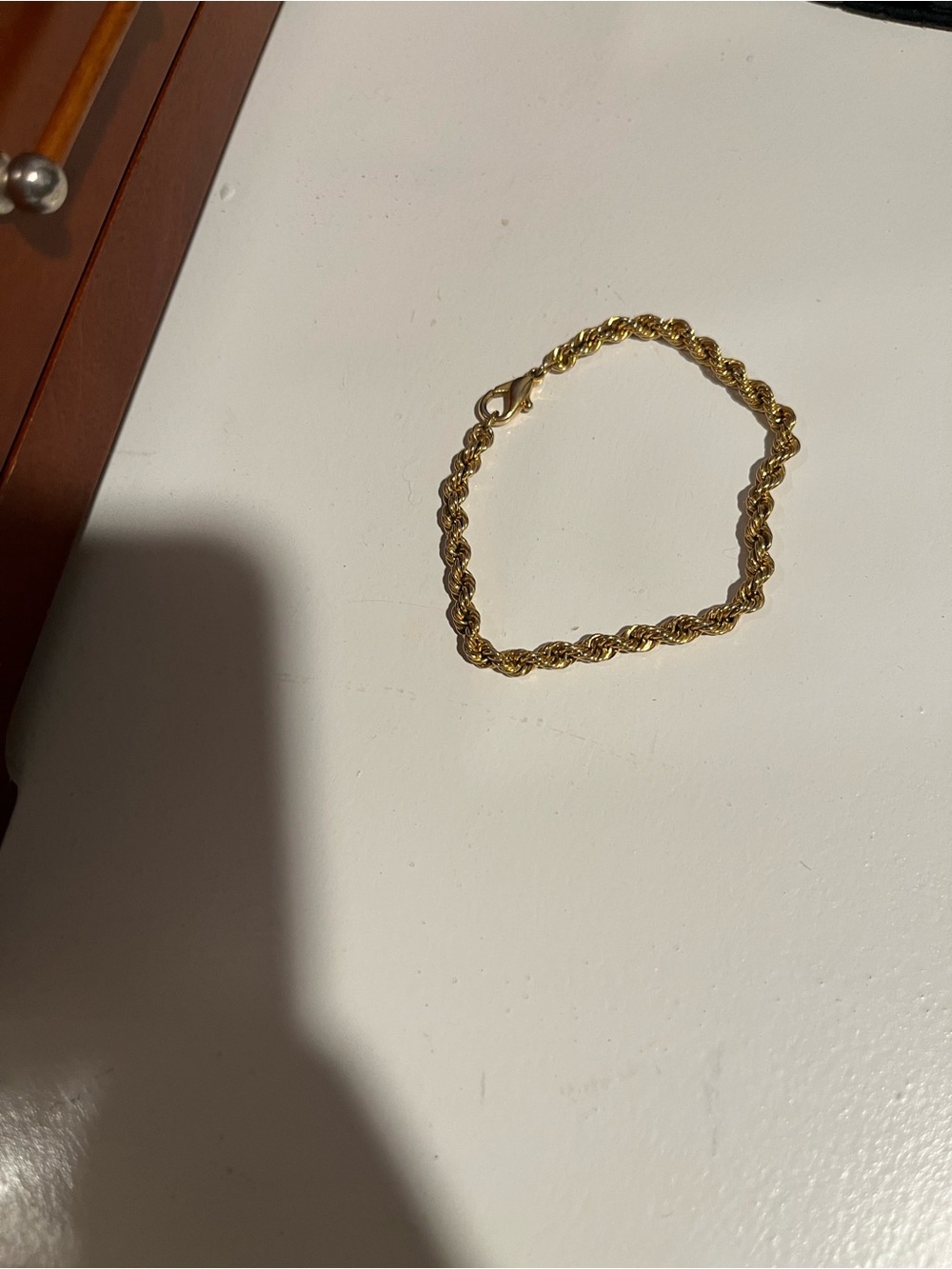Gold Rope Chain Bracelet - Women Jewelry
